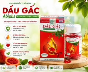 Dầu Gấc Abipha® | Hộp 1 Chai x 100 vnm