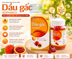 Dầu Gấc Isopharco® | Hộp 1 Chai x 100 vnm