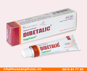 Thuốc bôi da Dibetalic® - Hộp 1 tuýp x 15 gam