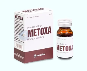 Dung dịch nhỏ tai Metoxa® 2,6% - Hộp 1 lọ x 10ml