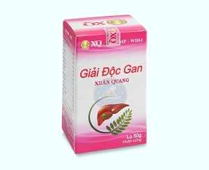 Giải độc gan Xuân Quang - Hộp 1 chai x 50 gam
