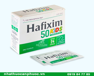 Thuốc Hafixim® 50mg ( Cefixime ) - Hộp 24 gói