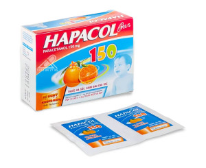 Thuốc Hapacol® 150mg ( Paracetamol ) Hộp 24 gói