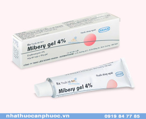 Thuốc bôi da Mibery® Gel ( erythromycin )