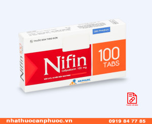 Thuốc Nifin® 100mg ( Cefpodoxime ) - Hộp 20v