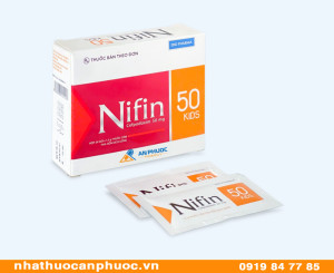 Thuốc Nifin® 50mg ( Cefpodoxime ) - Hộp 24 gói