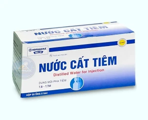 Nước cất tiêm® HDPHARMA | Hộp 50 ống x 5 ml