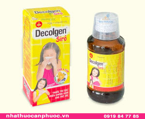 Thuốc Syrup Decolgen® | Chai 60ml