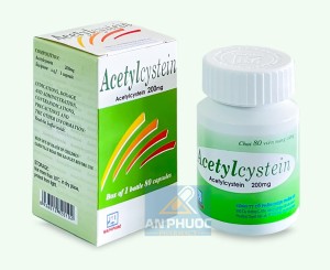 Thuốc Acetylcystein® 200mg ( nadyphar ) - Chai 80v