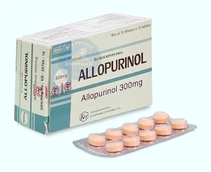 Thuốc Allopurinol 300mg ( Khapharco ) - Hộp 100 viên