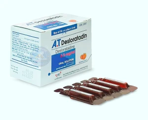Thuốc A.T Desloratadin 0.5mg/ml - Hộp 30 ống x 5 ml