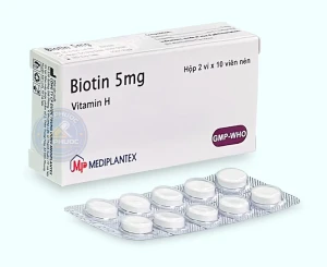 Thuốc Biotin® 5mg - Hộp 20v - Mediplantex
