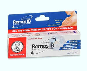Thuốc bôi trị ngứa Remos IB - Hộp 1 tuýp x 10g