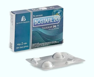 Thuốc Bostafil® 20mg ( tadalafil ) - Hộp 1 vỉ x 2 viên