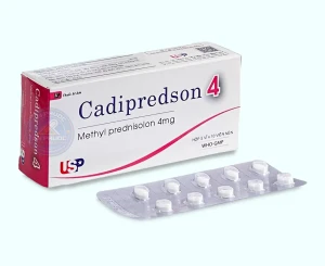 Thuốc Cadipredson 4mg ( methylprednisolon ) - Hộp 50 viên