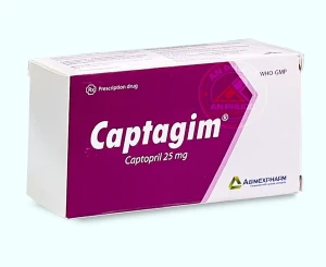 Thuốc Captagim® 25mg ( captopril ) - Hộp 100v