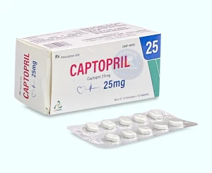 Thuốc Captopril (TV Pharm)® 25mg - Hộp 100v