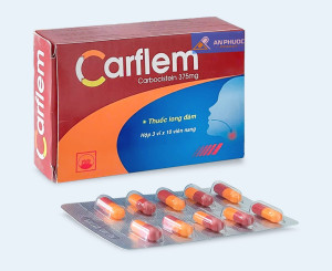 Thuốc Carflem® 375mg ( Carbocistein ) | Hộp 30v
