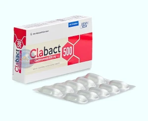 Thuốc Clabact® 500mg ( clarithromycin ) - Hộp 20v
