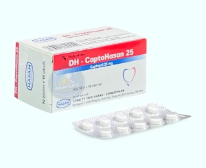 Thuốc DH-Captohasan® 25mg - Hộp 100v