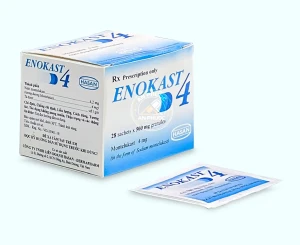 Thuốc Enokast® 4mg ( montelukast ) - Hộp 28 gói