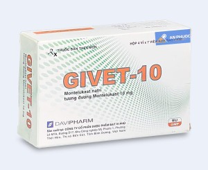 Thuốc Givet-10® ( montelukast ) | Hộp 28v