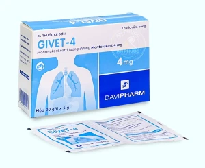 Thuốc Givet-4® ( montelukast ) - Hộp 20 gói