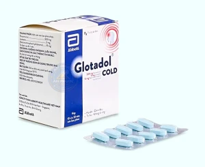 Thuốc Glotadol Cold® - Hộp 10 vỉ x 10 viên