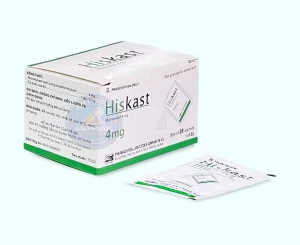 Thuốc Hiskast 4mg ( montelukast ) | Hộp 28 gói