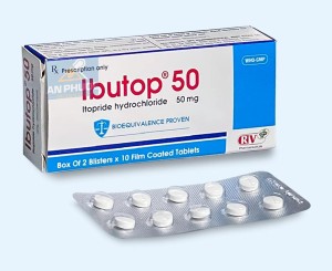 Thuốc Ibutop® 50 mg ( itoprid ) - Hộp 2 vỉ x 10 viên
