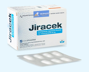 Thuốc Jiracek® 40mg | Esomeprazole | Hộp 28v