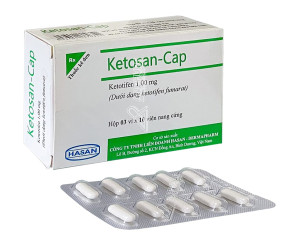 Thuốc Ketosan-Cap® 1mg ( ketotifen ) | Hộp 30v