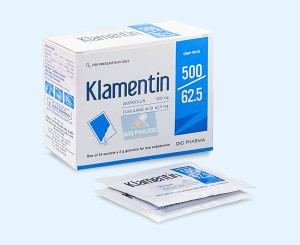 Thuốc Klamentin® 500mg - Hộp 24 gói