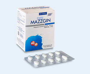 Thuốc Mazzgin® DHG ( magnesi B6 ) - Hộp 100v