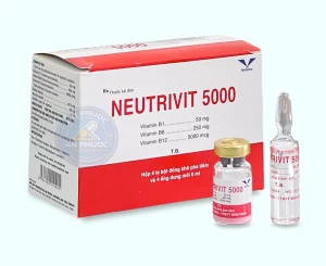 Thuốc Neutrivit 5000® • Hộp 4 lọ bột đông khô & 4 ống dung môi