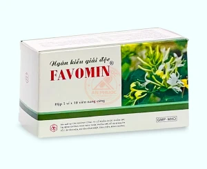 Thuốc ngân kiều giải độc Favomin® - Hộp 50v