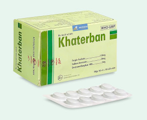 Thuốc trị ho long đờm Khaterban® | Hộp 100v
