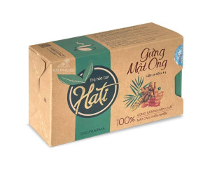 Trà gừng mật ong HaTi® - Hộp 24 gói x 4 gam