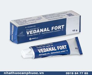 Thuốc bôi da Vedanal Fort® - Hộp 1 tuýp x 10 gam