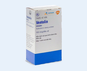 Thuốc Ventolin Inhaler® ( salbutamol ) | Hộp 1 bình xịt 200 liều