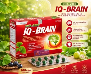 Viên Bổ Não IQ-BRAIN® DHA-9000  | Hộp 100 vnm