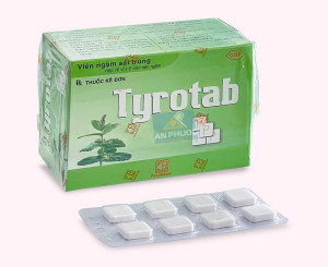 Viên ngậm sát trùng Tyrotab® | Hộp 80v