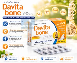 Viên uống Davita bone® Plus | Hộp 30 VBF