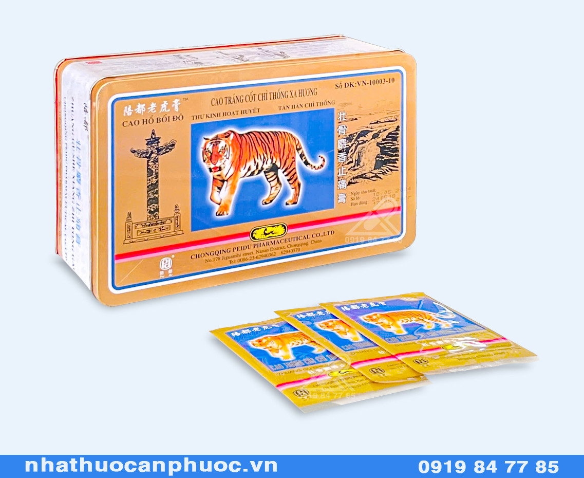 Cao Dán Con Cọp® | Hộp 100 Túi